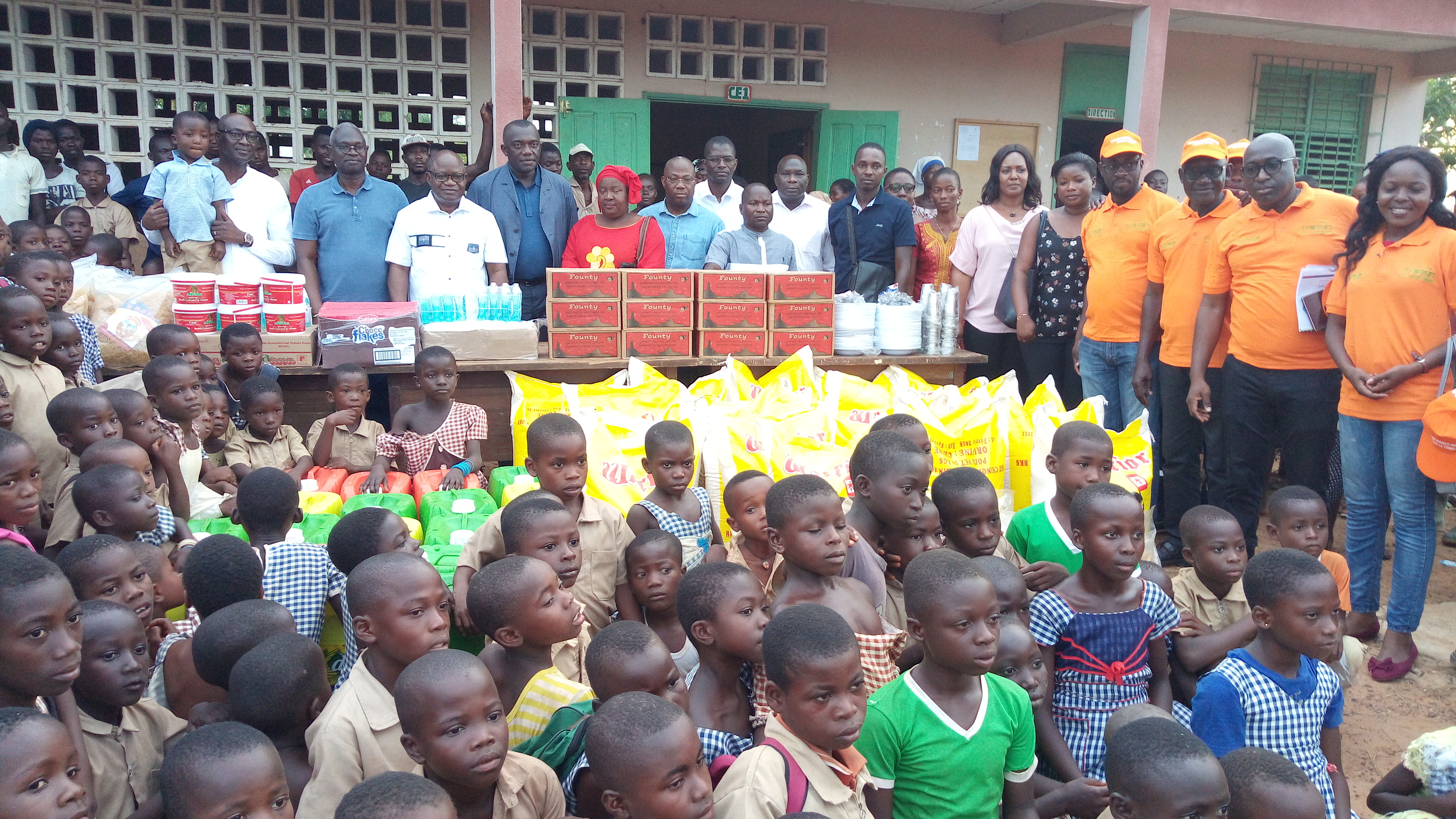 Guianlé / commune de Man : Côte d’Ivoire Energie vole au secours de l’école primaire
