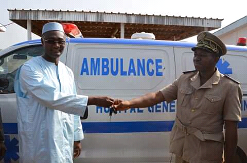 Ouaninou / Le nouvel hôpital général doté d'une ambulance