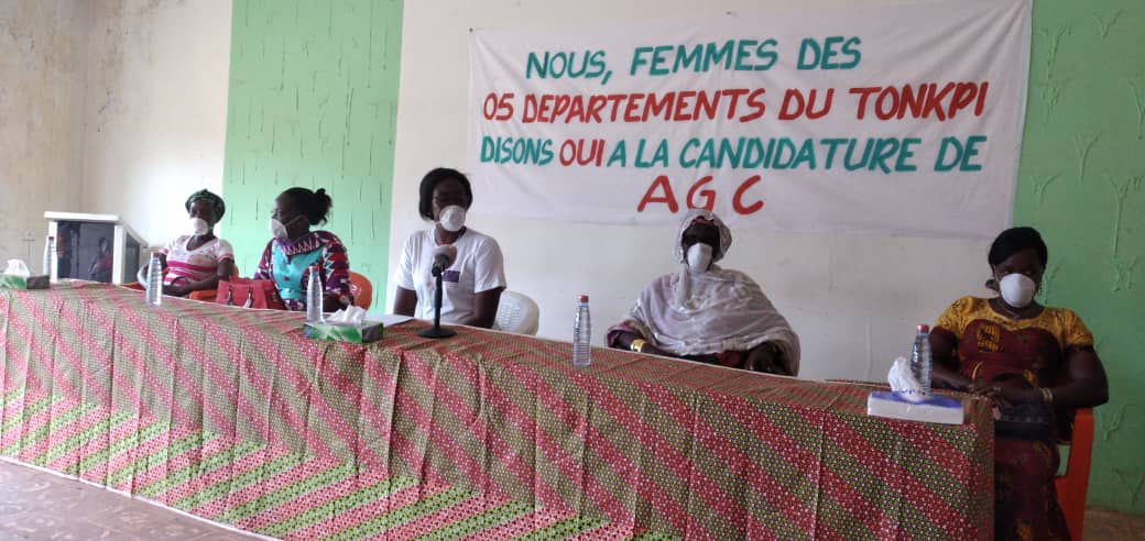 Man/ Candidature Rhdp : Les femmes du Tonkpi apportent leur soutien à Amadou Gon