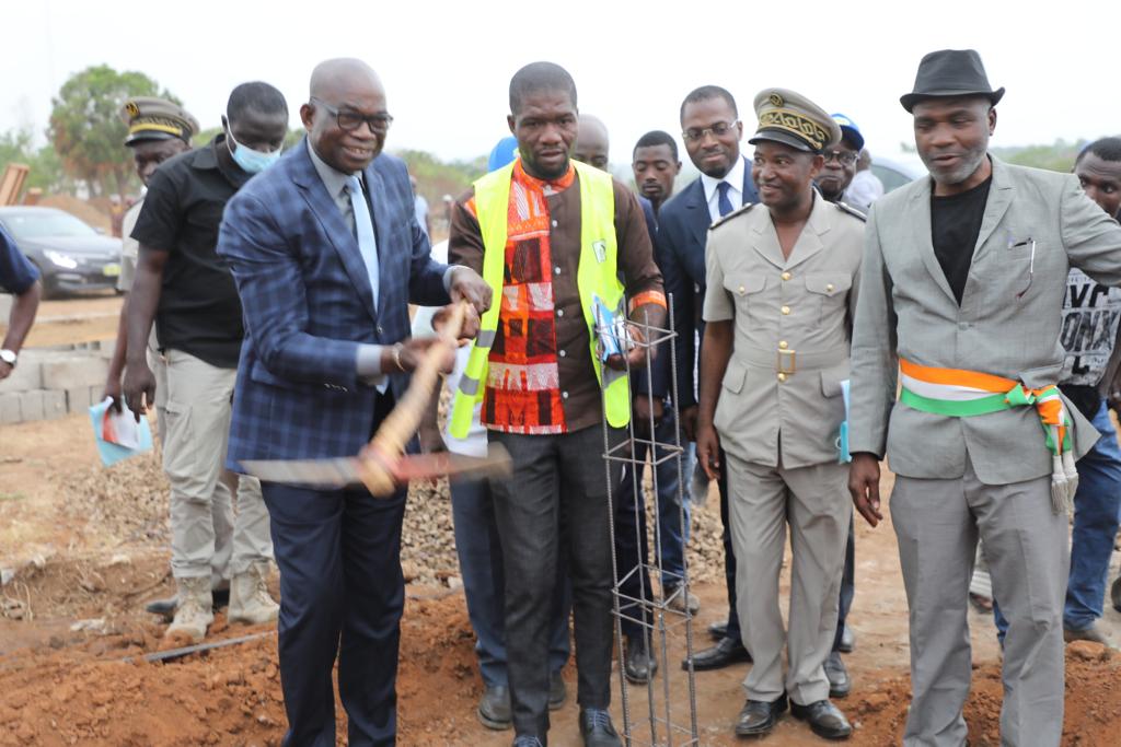 Touba/ Logements sociaux : N'Guessan Koffi Lataille lance les travaux de VRD pour les chantiers de l'intérieur après Abidjan